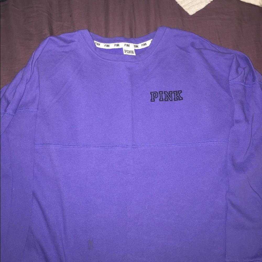 PINK long sleeve/light sweater purple
